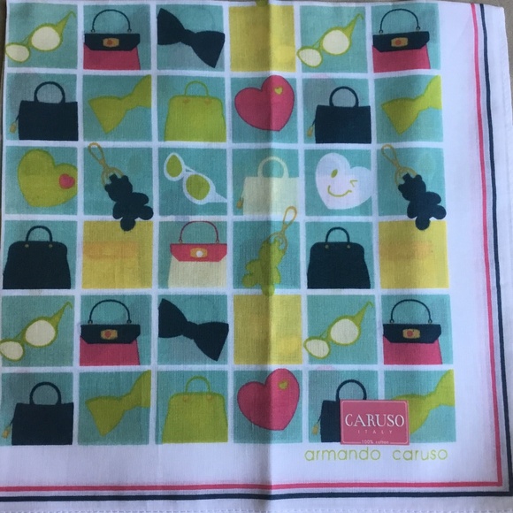 Caruso Handkerchief New with tags - Picture 8 of 12